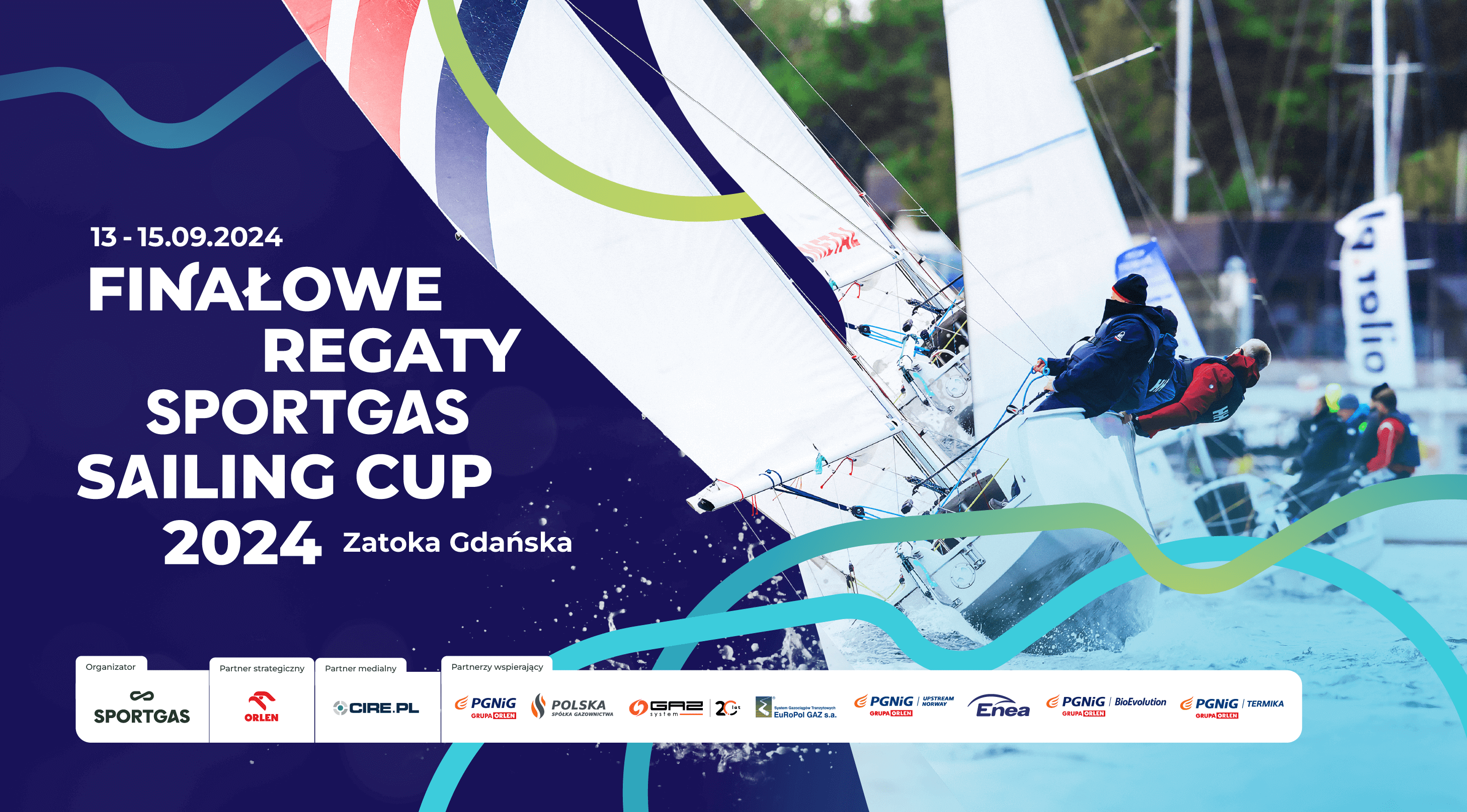 Zaproszenie na Finałowe Regaty Sportgas Sailing Cup 2024 na Zatokę Gdańską